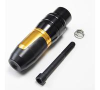 Motorrad Sturzpads Rahmen Slider für Yamaha XJ 600 600N 600S 650, CNC Motorrad Rahmen Crash Pad Auspuff Slider Fallschutz Zubehör Verteilt Die Aufprallkraft,F Gold
