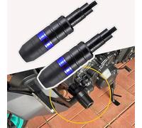 Motorrad Sturzschutz für Honda Forza 350 nss350 Forza300 250,Aluminum Alloy Rahmenschieber Motor Auspuff Schutz Stange Motorrad Protektoren Zubehör,Blue
