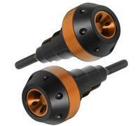 Motorrad Sturzschutz für Honda Rebel CMX1100 CM1100 CMX 1100,Sturzpads Sliders Anti-Fallen Ball,Rahmen/Motor/Auspuff Crash Fallen Schutz Stick Protektoren Zubehör,Orange
