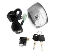 Motorrad-Tankdeckel Für Suzuki GS125 Motorrad Kraftstoff Gas Tank Kappe Zündschloss Sperren Schlüssel