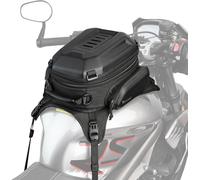 Motorrad Tankrucksack Hartschale Wasserdicht Erweiterbar 15-18L Schwarz