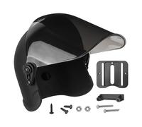 Motorrad-Telefonhalterung für Roller-Pendler - Helm-Navigationshalterung mit Blendschutz | Robuste ABS-Konstruktion mit festem Griff, wasserabweisend, freihändige Passform für E-Bike-Fahrten