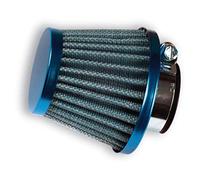 Motorrad Tuning Sportluftfilter Luftfilter Air Filter 28mm und 35mm blau