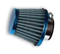Motorrad Tuning Sportluftfilter Luftfilter Air Filter 28mm und 35mm blau