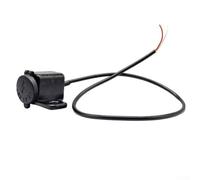 Motorrad USB Ladegerät für 12V Batterie - Wasserdichter ABS-Ladeanschluss mit .0 Schnellladung, wetterfeste Abdeckung, passend für die meisten Motorräder, Roller