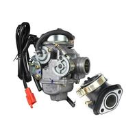 Motorrad Vergaser Für GY6 125cc 150cc Roller ATV 4 Takt Go Kart PD24J 24mm Motorrad Vergaser(B)