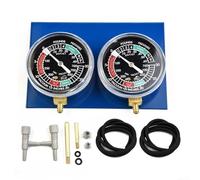 Motorrad Vergaser Synchrontester Vakuum Messgerät Synchronizer Werkzeug mit Schlauch Set für 2-Zylinder Maschinen Metall Konstruktion