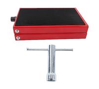 Motorrad-Wagenheber, verstellbar, Scherenhebebühne, Ständer, Reparaturplattform, Halterung, Fahrrad, Traktor, Rot, Schwarz, Aluminiumoxid