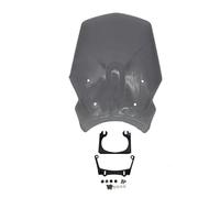 Motorrad Windschild Für CFMOTO 700 Für CLX Für 700CLX Für CLX700 Motorrad Windschutzscheibe Windabweiser Double Bubble Windschutzscheibe Windschutzscheibe Motorra(Smoke)