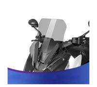 Motorrad Windschild Spoiler Für Zontes Für 150D Für 350D 150 350 D ZT150D ZT150T-D ZT350D ZT350T-D3 Motorrad Touring Windschutzscheibe Windscreens Windabweiser Klar(Grey 52cm)