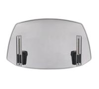Motorrad Windschild Verlängerung für Suzuki Burgman 400 2017-2023, Winkel Einstellbar Verringerung des Winddruckeinflusses Motorrad Windschild Spoiler, B Gray