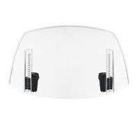 Motorrad Windschild Verlängerung für Suzuki Burgman AN 400 1999-2018, Winkel Einstellbar Verringerung des Winddruckeinflusses Motorrad Windschild Spoiler,A Transparent
