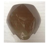 Motorrad-Windschutz Roller Motorrad Schwarz Kurze Windschutzscheibe Windschutz Windabweiser Für Skywave Für Burgman AN400 AN250 2007-2011 2010 Windabweiser Windschild(Braun)