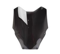 Motorrad-windschutzscheibe for Honda Forza350 NSS350 2021-2023 Motorrad Windschutzscheibe Windschutz Vorne Deflektor Wind Bildschirm Schild Zubehör doppelblase windscreen(Black)