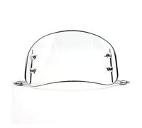 Motorrad Windschutzscheibe Für Roller Für E-Bike Motorrad Windschutzscheibe Retro Front Windabweiser Windschutzscheibe Zubehör Windschild Motorrad(1)