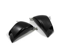 Motorrad Winglets Für Suzuki Für GSX-R 600 750 1000 1300 Carbon Fiber 108MM Motorrad Vorne Bremssattel Kühler Abdeckung Luftkanäle Bremse Kühlung Montage Spoiler(Matte)