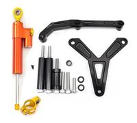 Motorrad Zubehör CNC-Lenkungsdämpfer-Halterung Für Yamaha Tracer9GT Tracer 9 GT 9GT 900 2021-2024 Mit Pufferadapter-Kit Lenkung Stabilisieren Dämpfer Halterung(Satz 1)