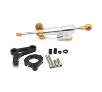 Motorrad Zubehör CNC-Lenkungsdämpfer-Halterung Für Yamaha XMAX300 XMAX-300 2017-2023 Mit Pufferadapter-Kit Lenkung Stabilisieren Dämpfer Halterung(Satz 8)