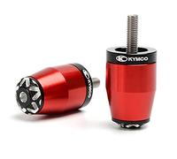 Motorrad-Zubehör-Lenkung Gegengewicht für Kymco wie 150 200i le Xciting 250 300 400i 400s 500 x-Town 300i Motorrad CNC Aluminium-Lenkergriffe Endgriff Balkenkappe End-Plug-Schieberegler
