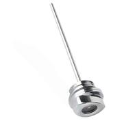 Motorrad Zubehör Öl Temperatur Ölmessstab Motor Tank Kappe W/Temperatur Gauge Ölthermometer Gewinde(Chrome)