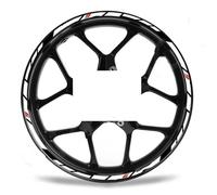 Motorrad Zubehör wasserdichte Rad Aufkleber Aufkleber Felge Reflektierende Für Yamaha Für Tracer9GT 2023 Reflektierend(Style 2)