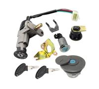 Motorrad Zündschalter Für GY6 50cc 150cc Moped Roller 4 Pin Stecker Motorrad LockIgnition Schalter Schlüssel Set Zündschloss