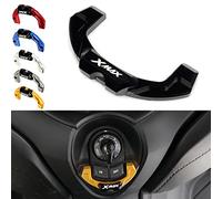 Motorrad Zündschlüssel Lock Cap Abdeckung Roller Schalter dekorative zubehör Für YAMAHA XMAX 125 XMAX 250 XMAX 300 2017-2020 (Schwarz)