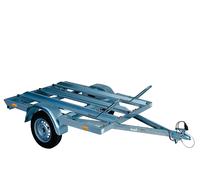 Motorradanhänger STEMA "MT 750 BS 2", silber (silberfarben), KFZ-Anhänger (34541755-0) silberfarben