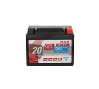 CARTEC Motorradbatterie YB4L-B, 4Ah 56A, Gel Technologie Motorrad-Starter-Batterie, Erstausrüsterqualität, zyklenfest, lagerfähig, wartungsfrei, schwarz