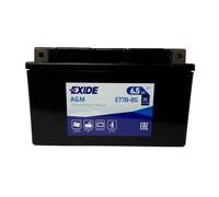 Motorradbatterie Exide ET7B-BS YT7B-BS 12V 6,5Ah 85A