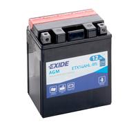 Motorradbatterie Exide ETX14AHL-BS YTX14AHL-BS 12V 12Ah 210A