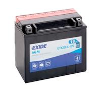 Exide Motorrad Batterie (etx20l-bs) 18 Ah