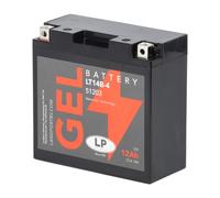 GEL Batterie YT14B-4 AGM Motorradbatterie 12V Batterie 51201 51422 YT14B-BS 14Ah