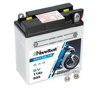 Motorradbatterie Novelbat 6N11A-1B 6V 11Ah 80A Aktiviert