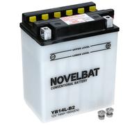 Motorradbatterie Novelbat YB14L-B2 12V 14Ah 190A Aktiviert