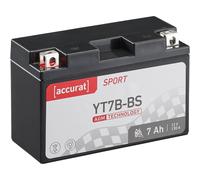 Accurat Sport AGM YT7B-BS Motorradbatterie 7Ah 12V (DIN 50719)