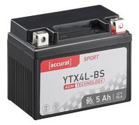 12V YTX4L-BS 5Ah agm Motorradbatterie Motorrad Roller Batterie YT4L-BS din 50314