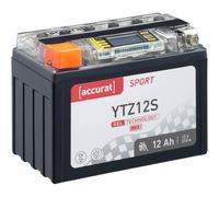 Motorradbatterie YTZ12S Gel 12V 12Ah Motorrad Batterie mit Display Quad YTZ12-S