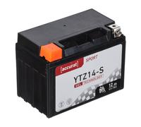 Accurat Sport GEL YTZ14-S Motorradbatterie 12Ah 12V (DIN 51101) YTZ14S YTZ14S-BS YG14ZS