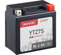 Motorradbatterie YTZ7S Gel 12V 6Ah Roller Batterie Motorrad Moped Quad YTZ7-S