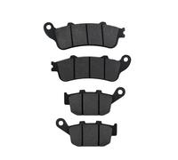 Motorradbremsklötze Kompatibel Mit Honda FES125 FES150 FES250 Y 1 2 3 4 5 Pantheon Foresight 2000-2006 Motorrad-Bremsbeläge Vorne Und Hinten(Vorder- und Rückkissen)