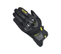 Held Sambia 2 Sommer Motorradhandschuhe Herren - Schwarze Textil Leder Motorrad Handschuhe aus Hochabriebfestes Känguruleder - Knöchelschutz, Nudud Touchscreen, CE Zertifiziert, Größe 11