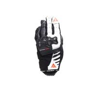 Dainese Reacto Carbon Short WMN Motorradhandschuhe Gr. L Damen Schwarz Weiß Rot