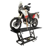 TRUTZHOLM Motorradhebebühne XXL-Breite 67,5 cm hydraulisch Montagebühne Heber 450kg Schwarz