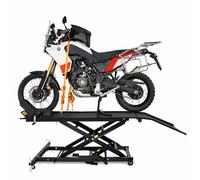 Hydraulische Motorradhebebühne Scherenhub 360/560 kg Montagebühne Heber Motor... 560 Kilo Schwarz 560 Kilo Schwarz