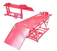 Motorradhebebühne XXL 06152 - 450kg Hebebühne Mit Fußpumpe, Scherenhebebühne, Scheren-Bühne, Motorradlift