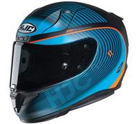 Motorradhelm HJC RPHA 11 Bine MC46HSF, Blau/Orange, L