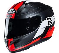Motorradhelm HJC RPHA 11 FESK MC1SF, Schwarz/Weiss/Rot, M