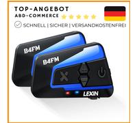 Motorradhelm Intercom System mit Musikfunktion für bis zu 10 Fahrzeuge