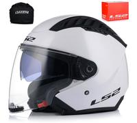 LS2, Jet-Motorradhelm COPTER II SOLID Gloss White, XXL